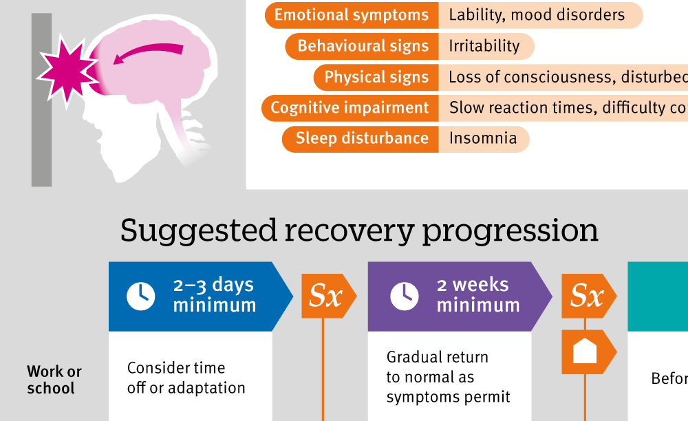 Recovery Time For Head Concussion