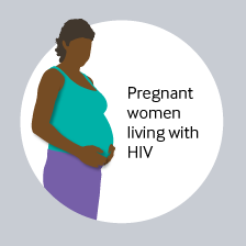 pregnant woman living with HIV